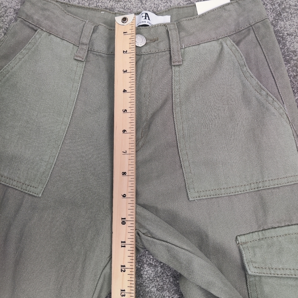 Flying Angel Women's Cargo Pants Olive Size 3/26 - Picture 8 of 10